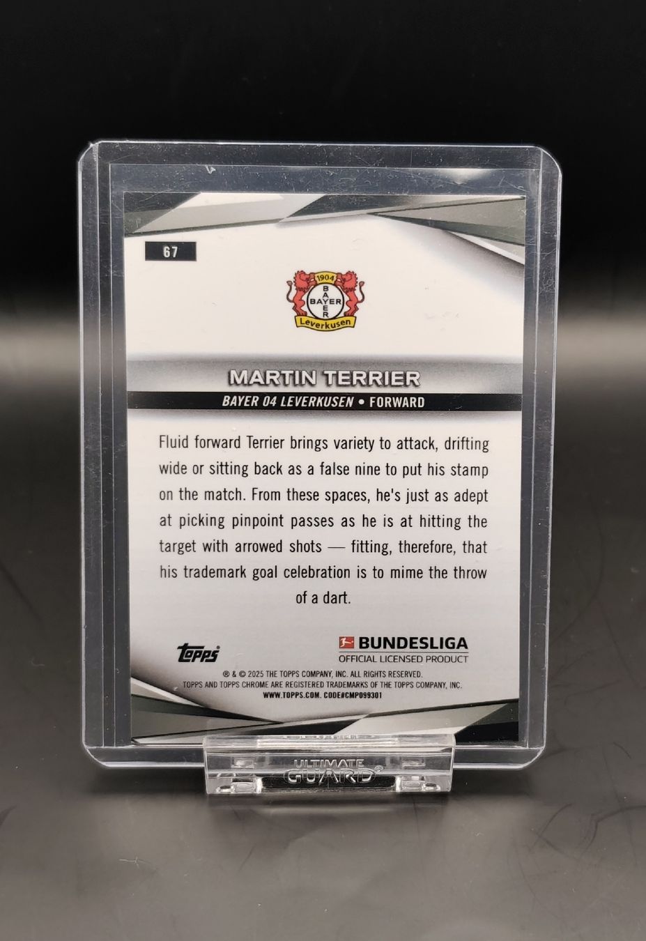 Topps Carte collezionabili: Martin Terrier /10 - Topps Sapphire Chrome – Usato da Ostermundigen venduto da DaCards 1