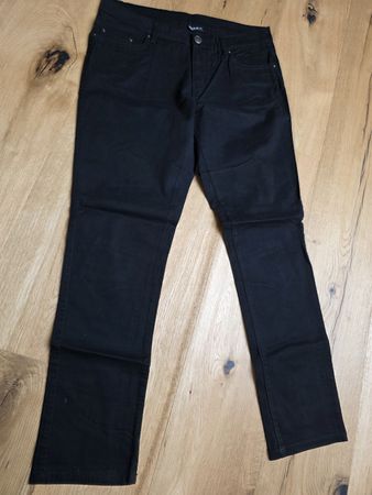 Schicke, schwarze Janina Hose, Grösse 42 Neu