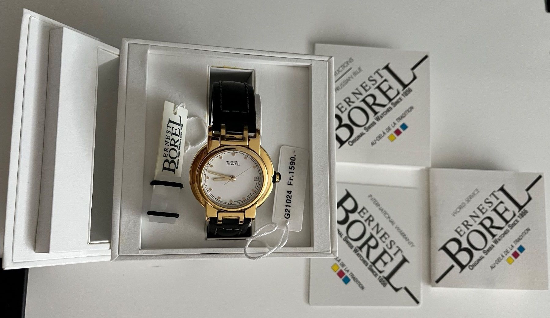 Bracciali & Braccialetti: Armbanduhr "Ernest Borel" – Nuovo (secondo la descrizione) da Wil SG venduto da horizonte254 5