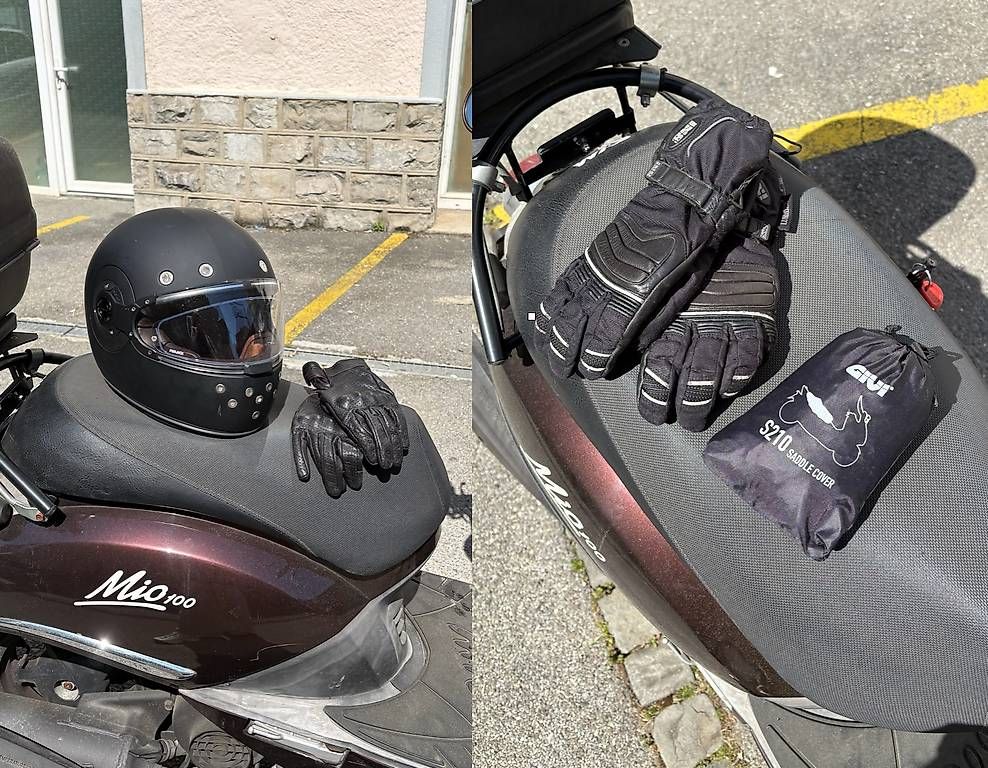 Sym Scooter: Sym Mio 100 + coffre, airbag, 2 casques, gants, ++ – Usato da Lausanne venduto da Togram26 2