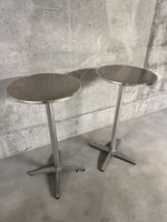 2 Stehtische klappbar Aluminium rund guter Zustand