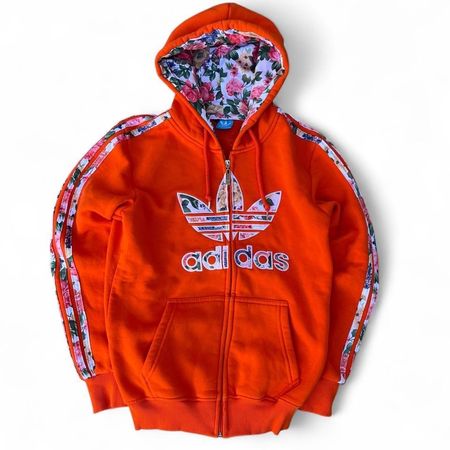 Adidas Jacke Blumen Design