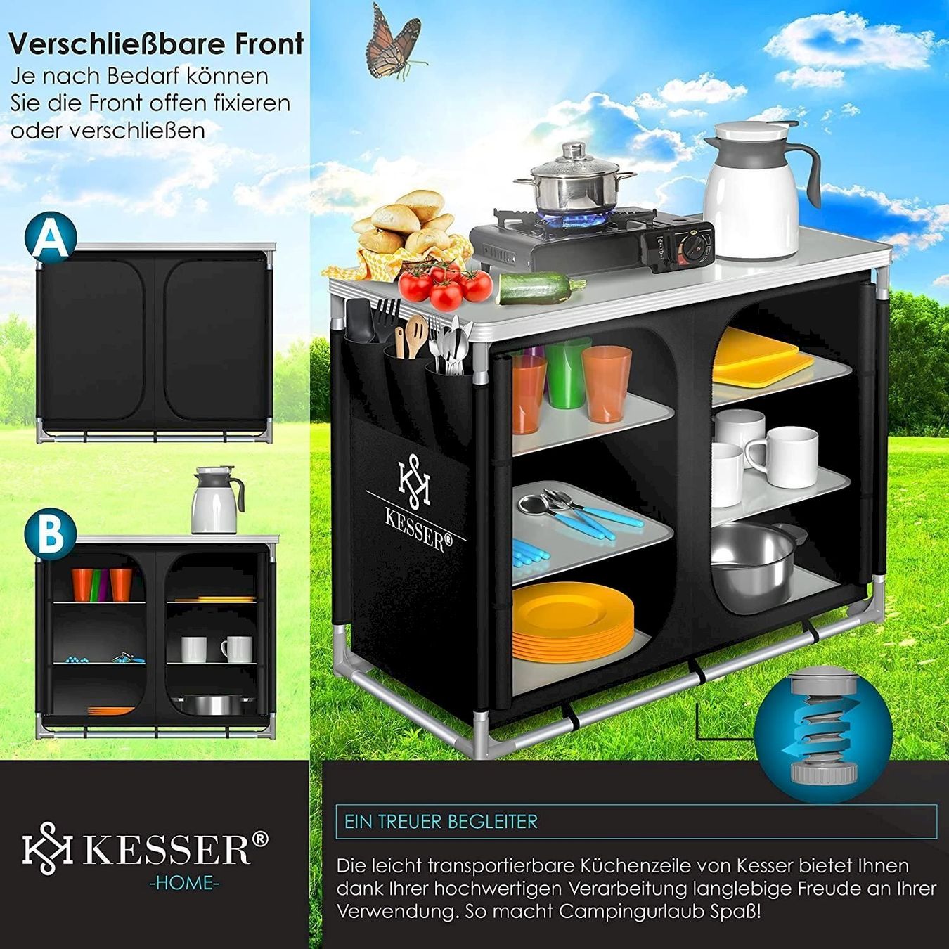 Komplettküchen: KESSER® Campingküche F6 – Neu und originalverpackt aus Bottighofen von zaap 2