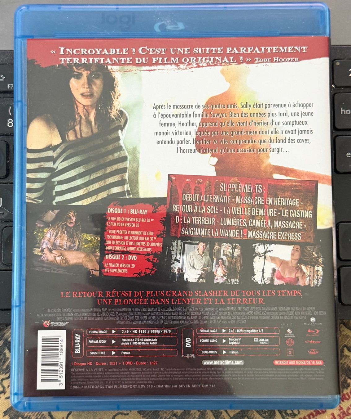 Tutti i DVDs: Blu-ray 3D / 2D + DVD Texas Chainsaw – Usato da Semsales venduto da __Florian__ 2