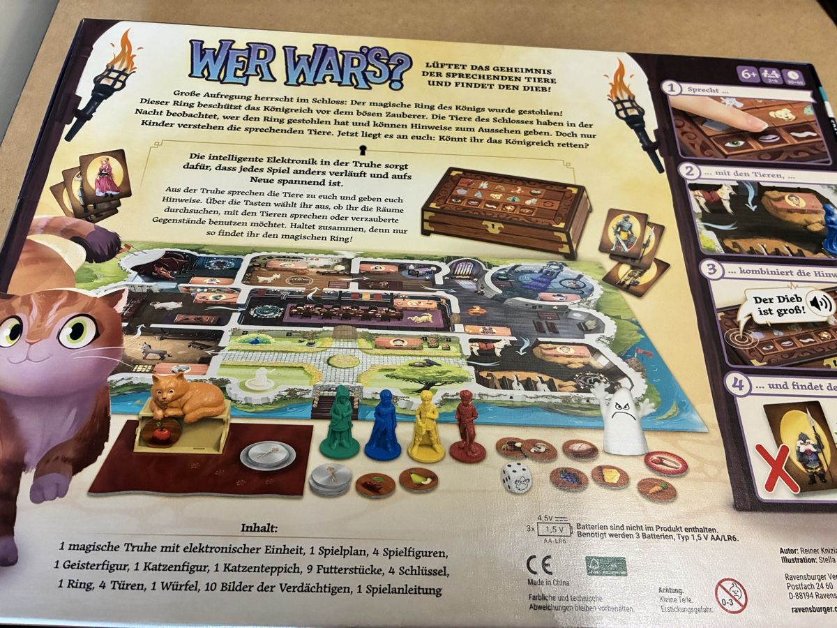 Ravensburger Giochi: Wer war‘s Spiel – Nuovo e nell'imballaggio originale da Hondrich venduto da sigmaster 1