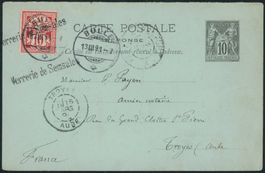 FR Verrerie de Samsales - Stabstempel - Bulle - Karte