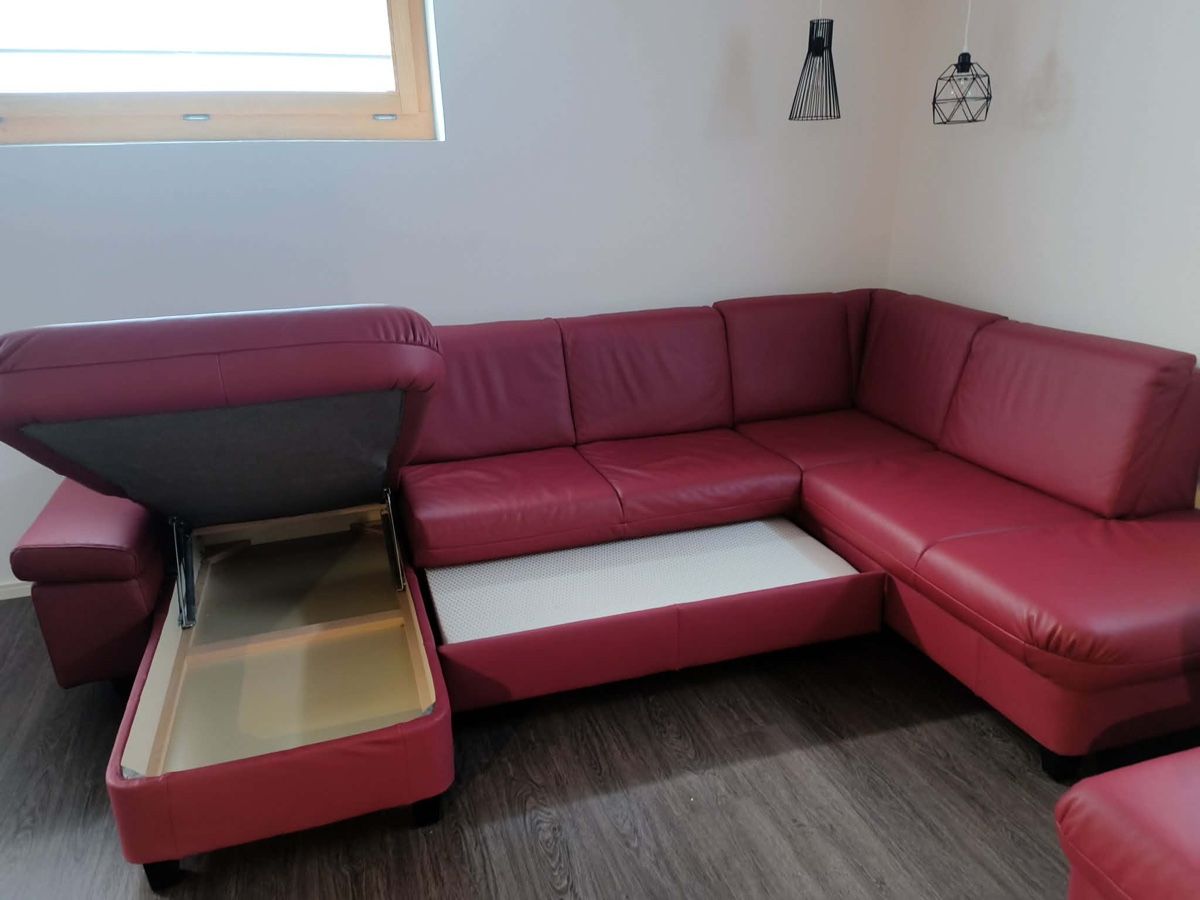 Divani: Leder-Ecksofa mit Bettfunktion  – Usato da Sevelen venduto da Stopglobal. 6