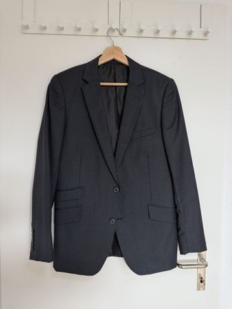 Herren Sakko AP schwarz Grösse 46