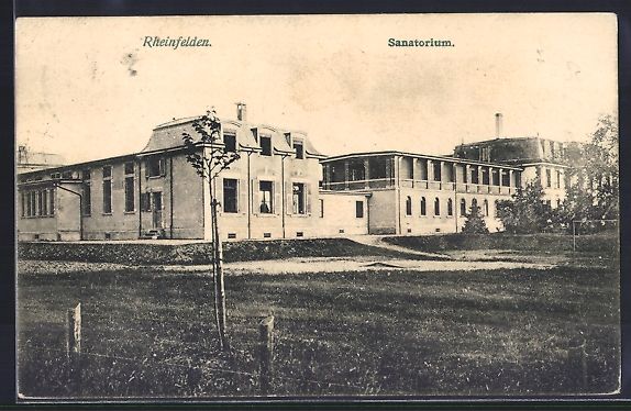 Cartoline postali: AK Rheinfelden, Sanatorium, 1906 – Usato da Berlin venduto da bartko-reher