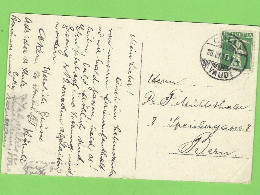 Cartoline postali: Cully, Vue depuis la Corniche – Usato da Zürich venduto da t24_de 1