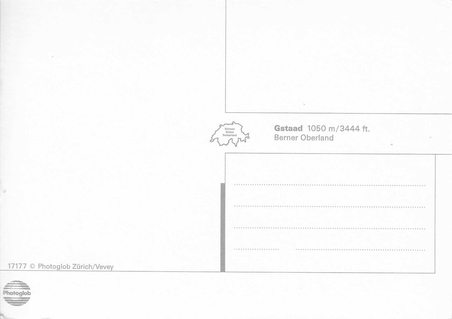 Cartes postales: Gstaad BE – Neuf (Voir description) à Rothrist par Stranglehold 1