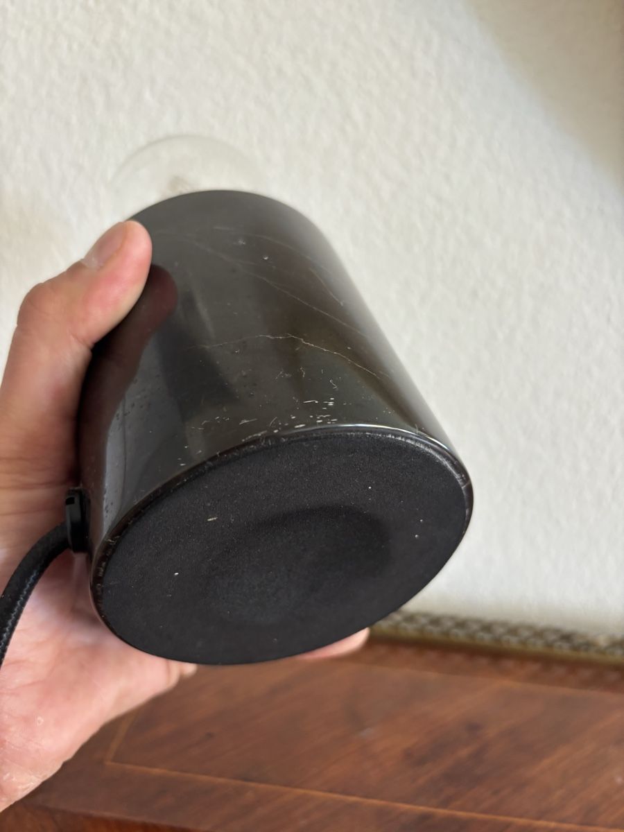 Lampade: Lampe design en marbre noir avec ampoule LED – Nuovo (secondo la descrizione) da GENÈVE venduto da Gaasss 2