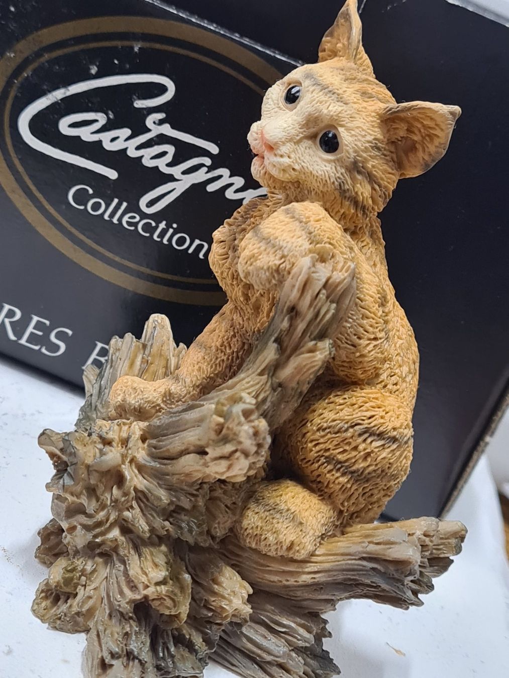 Statuette: Sammlerfigur Luchs Castagna, Italien – Nuovo e nell'imballaggio originale da Amriswil venduto da kleindeko