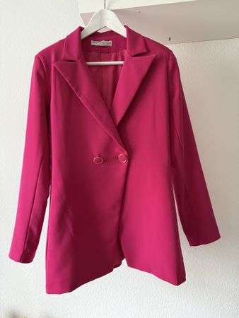 Damen Blazer pink zweireihig Grösse S neu