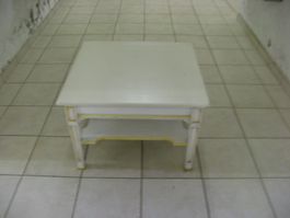 Couchtisch, Salontisch 70 x 70 weiss