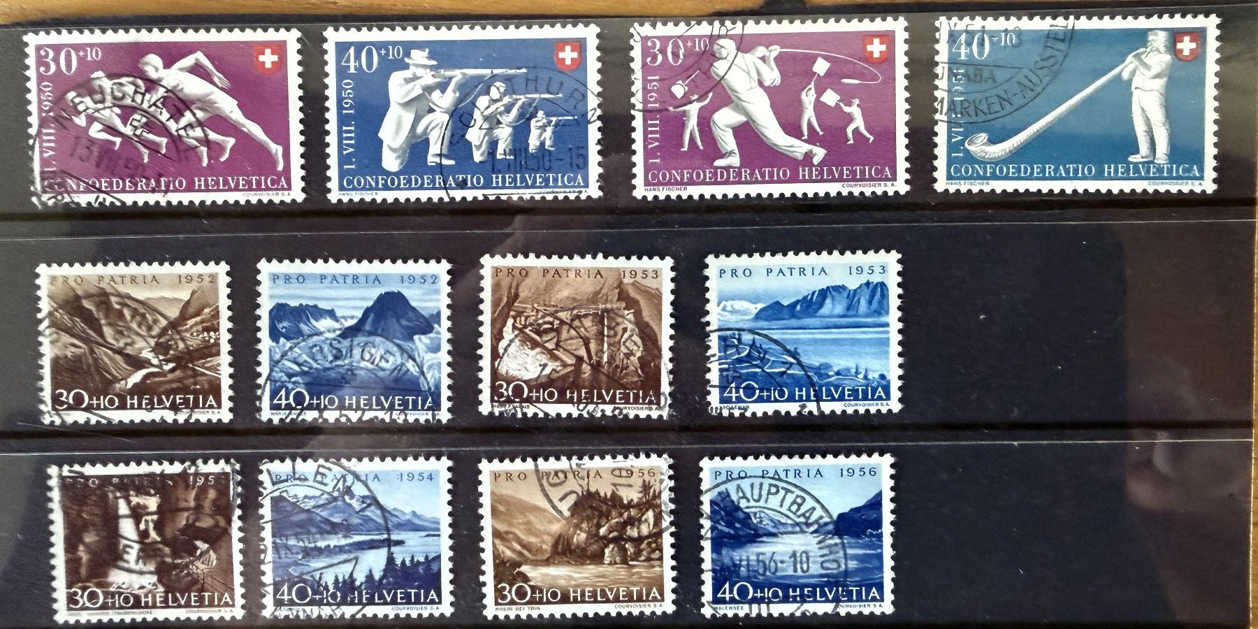 Alle Briefmarken: PP Slg. 44 Stück Hohe Werte – Gebraucht aus Steinhausen von yukon26 2