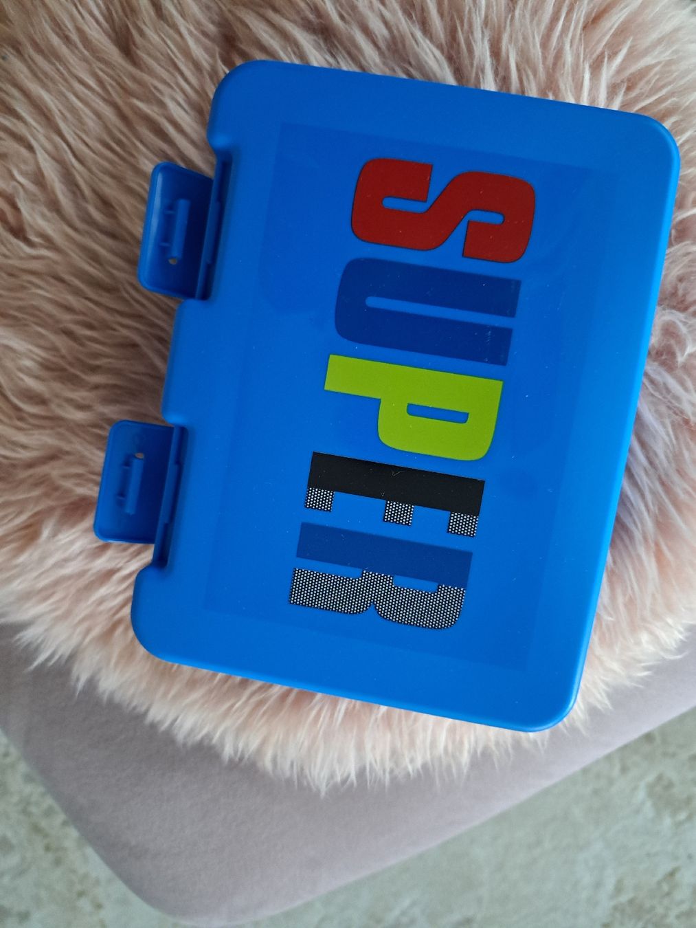 Contenitori & Simili: Brotzeitdose SUPER 98 blau Kinder Brotdose mit Fächern – Nuovo e nell'imballaggio originale da Solothurn venduto da mar_zmy8