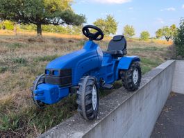 Tractor blau Kinder Trettraktor guter Zustand