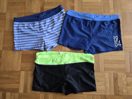 Lot de 3 maillots de bain, taille 158/164