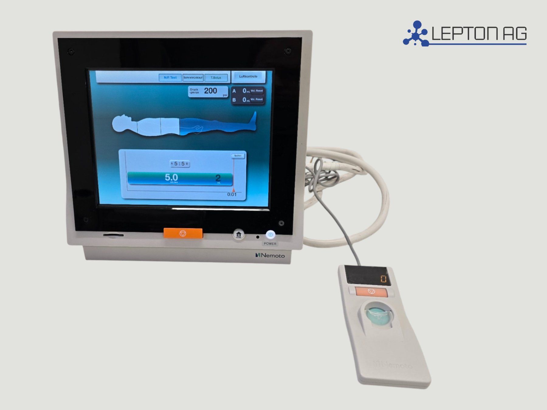 Attrezzature mediche: Nemoto Dual Shot Alpha 7 – Usato da Niederdorf venduto da LeptonAG_Labor 2