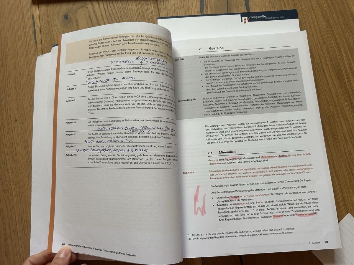 Livres: Compendio Geographie Lehrmittel Set – D'occasion à Tscherlach par moira.duerr 4