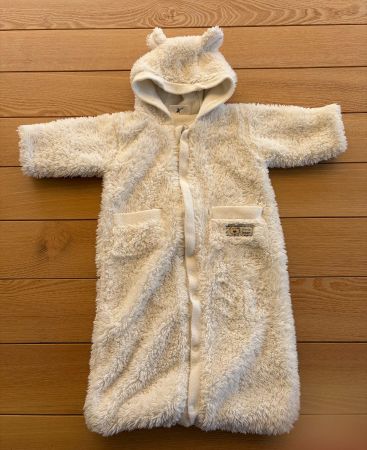 Baby-Plüschoverall / Winteranzug – Grösse 50/56