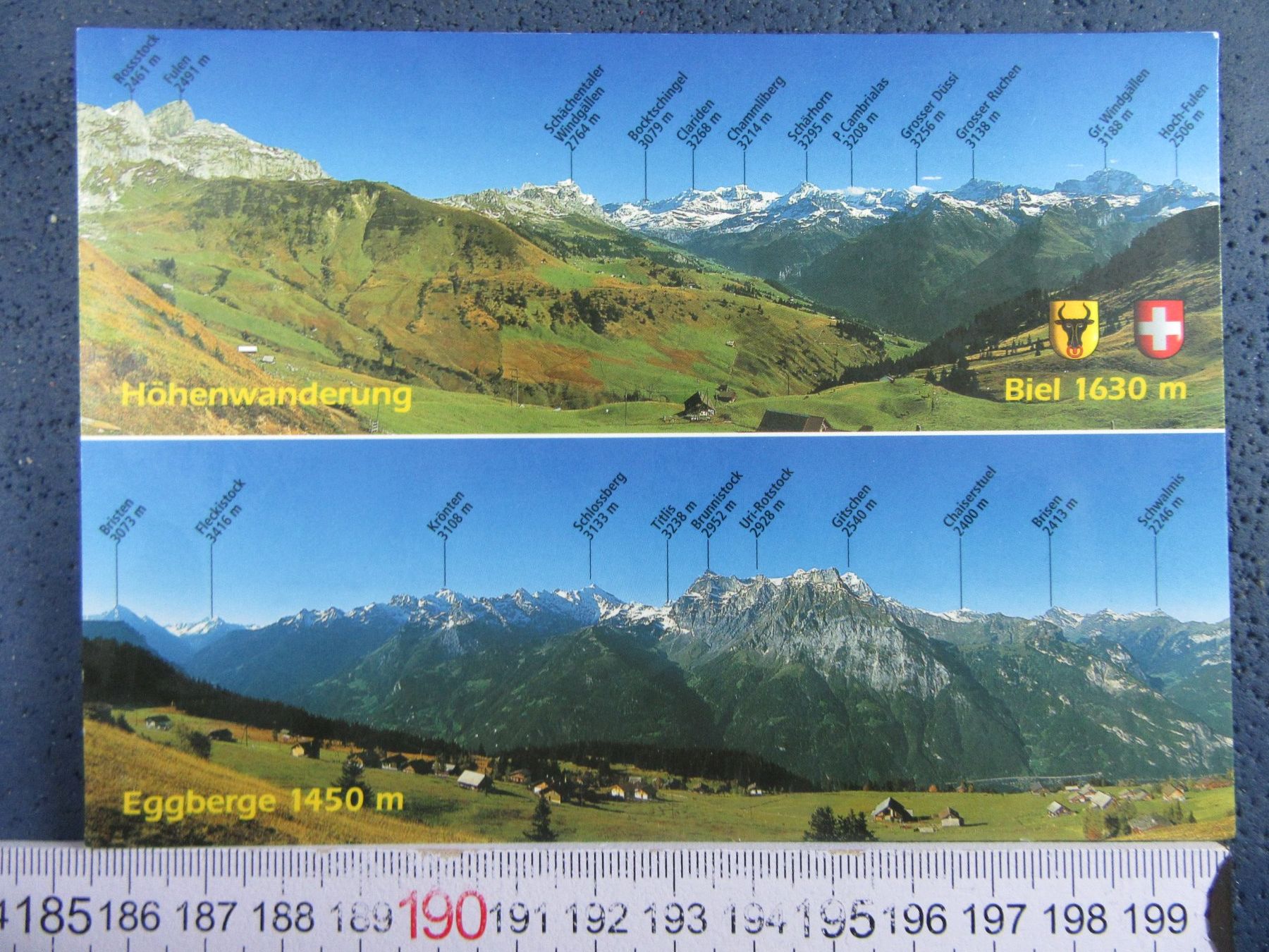 Ansichtskarten: HÖHENWANDERUNG BIEL - EGGBERGE URI AK – Gebraucht aus Ettingen von Hausi4711
