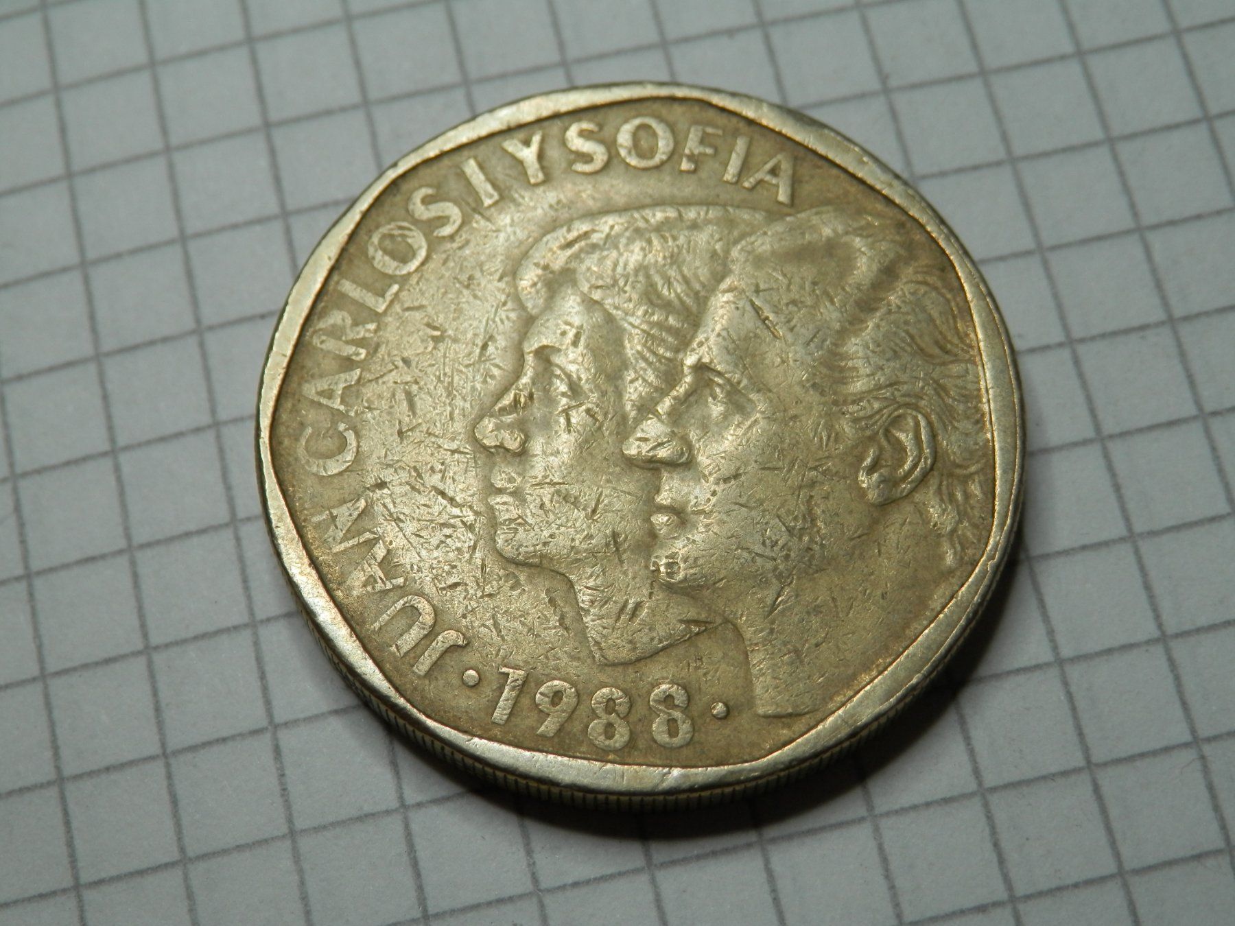 Tutti le monete: Spanien 500 Peseten, 1988 – Usato da Weiach venduto da weiach81