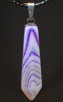 Halskette X-97D – Hexagonal – Onyx Purple