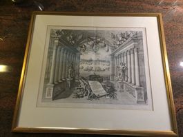 Zürich 1784 Neujahrblatt ORIGINAL Kupferstich RAR