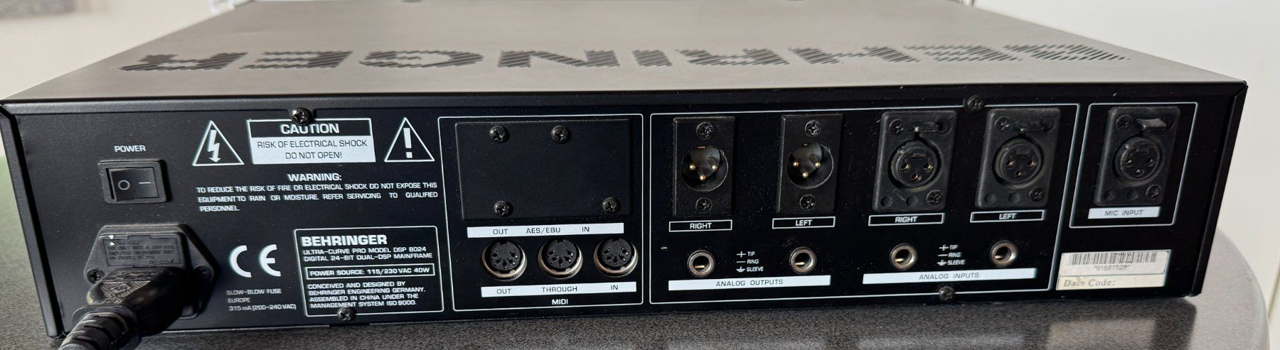 Behringer Equalizzatori: Ultra-Curve Pro DSP8024 Digital 24-Bit Dual-DSP Processor – Usato da Urdorf venduto da polytron 1