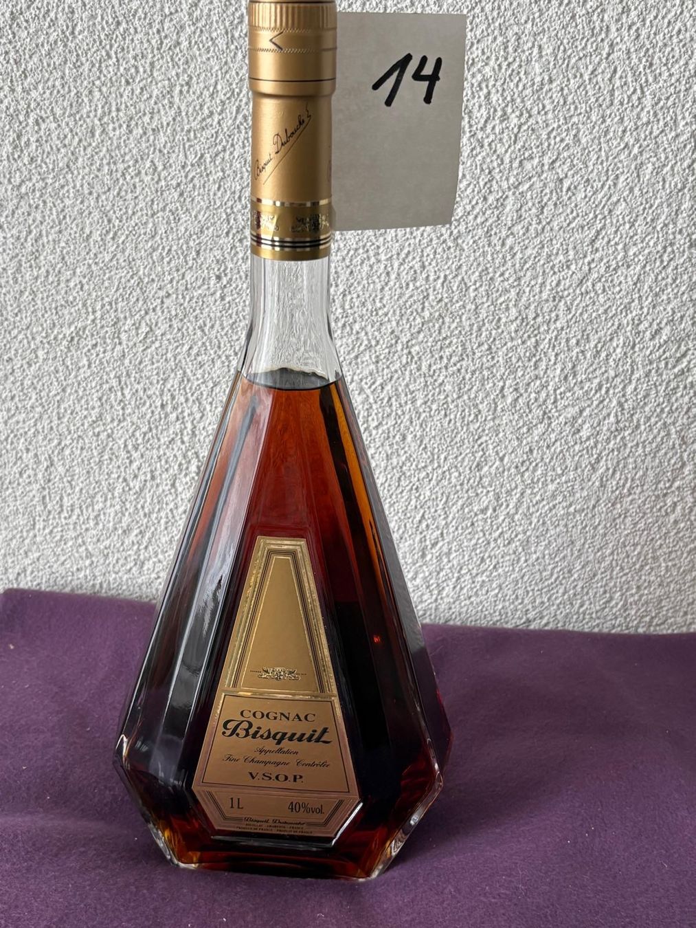 Spirituosen: Cognac Bisquit V.S.O.P. 1 Liter – Neu und originalverpackt aus Zürich von ale_9crh