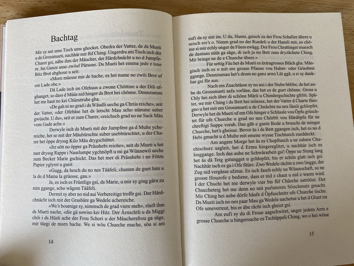 Bücher: Bach- u Wöschtag - Hanni Salvisberg – Gebraucht aus Schwarzenburg von Michellu 8