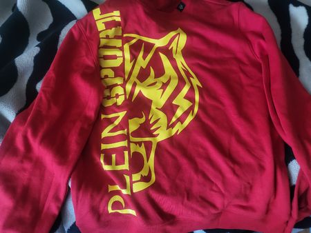 Plein Sport Tiger Pullover – Rot – Gr. S – NEU MIT ETIKETT