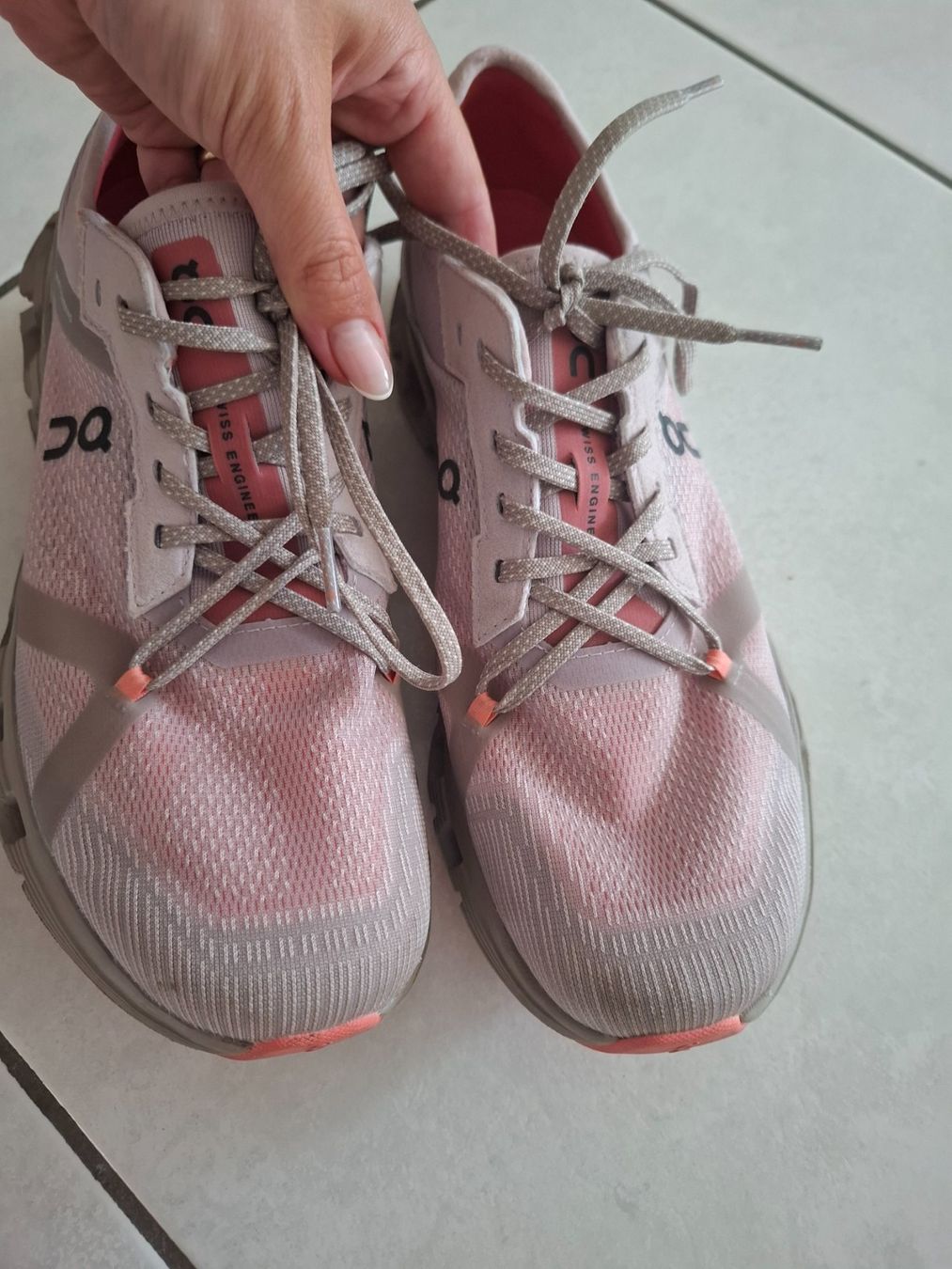 On Chaussures femmes: On Cloud X 4 AD Mauve Salmon – D'occasion à Diegten par Fashion017 5