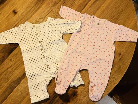 2 Petit Bateau Strampler Baumwolle Grösse 67 cm