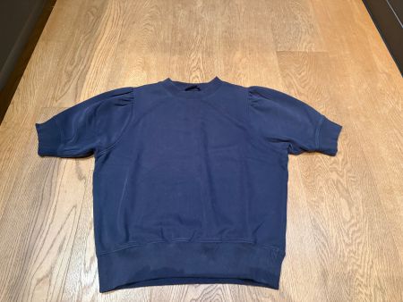 Kurzes Drykorn Sweatshirt rauchblau