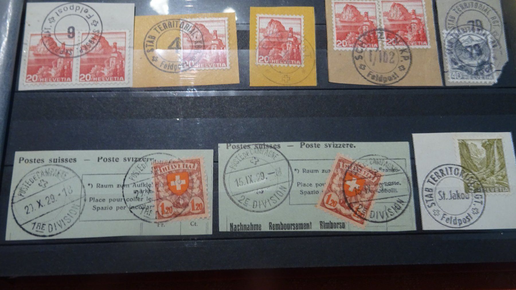 Alle Briefmarken: SOLDATENMARKEN; FELDPOST; MILITÄRSTEMPEL – Gebraucht aus Eschenbach SG von eDaisy 3