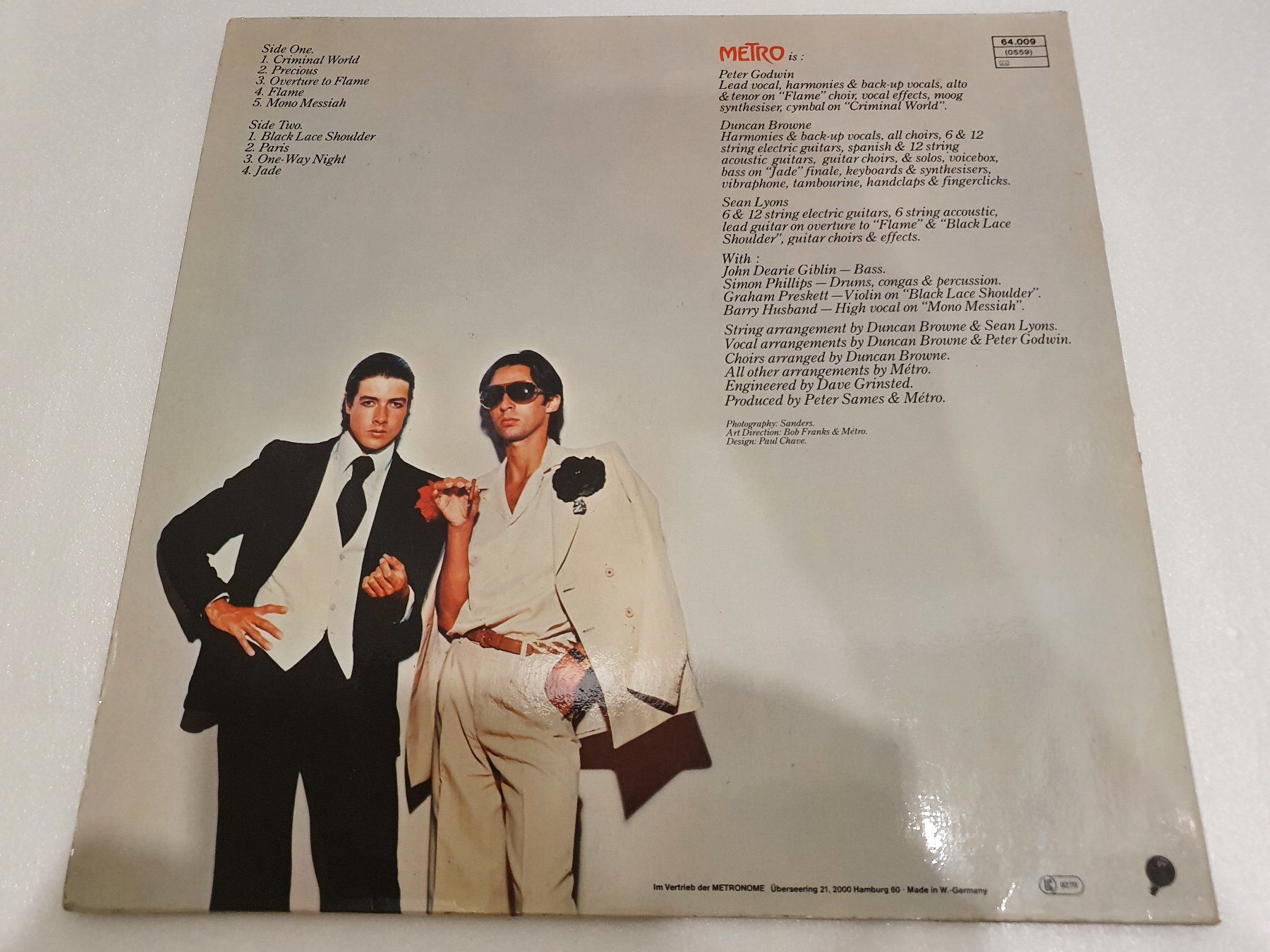 Dischi in vinile: Metro – Metro – Usato da Uster venduto da Vinyl-Leidenschaft 1