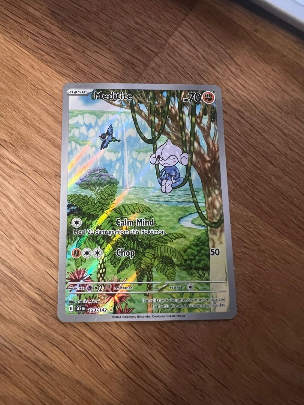 Pokémon Carte collezionabili: Meditite #153 Pokemon Stellar Crown EN – Usato da Bülach venduto da chevelle77