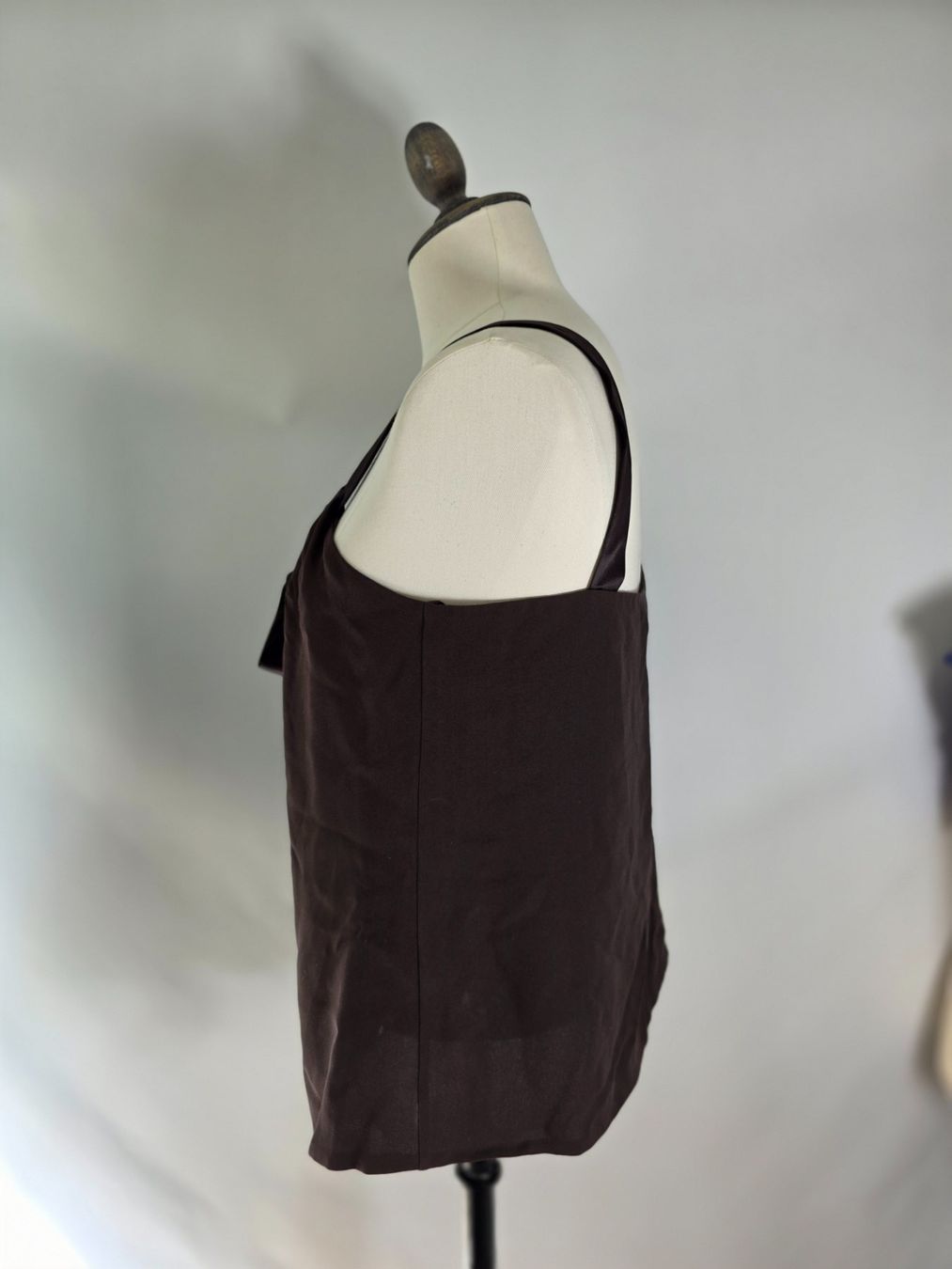 Michael Kors Top: Schokobraunes Seidentop Michael Kors – Nuovo (secondo la descrizione) da Zürich venduto da ANU-AnimalsNeedUs 3