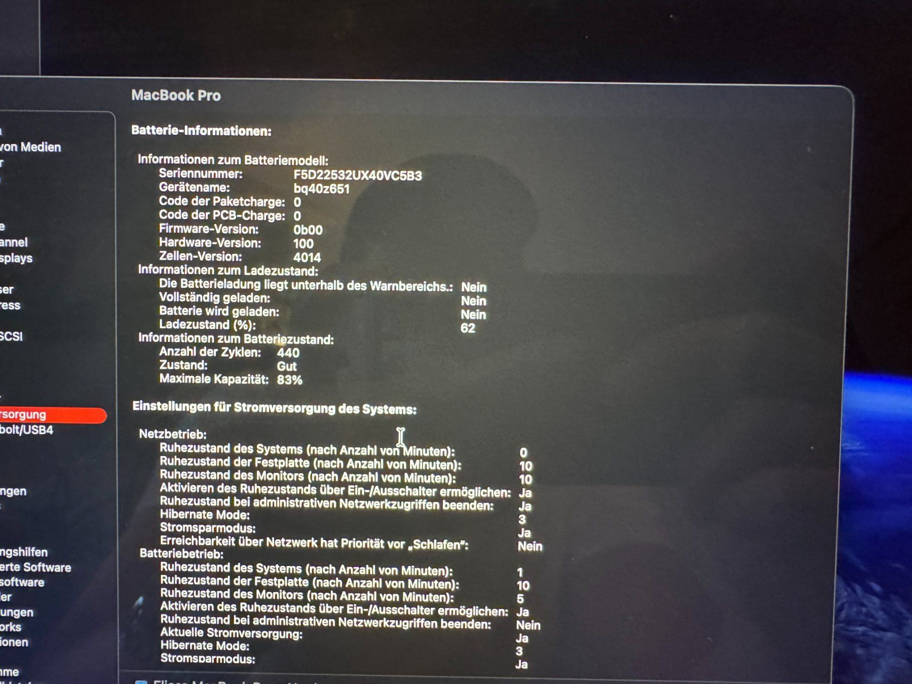 Apple Portables: Macbook Pro 16" 2021 M1 Pro – D'occasion à Bern par elu630 2