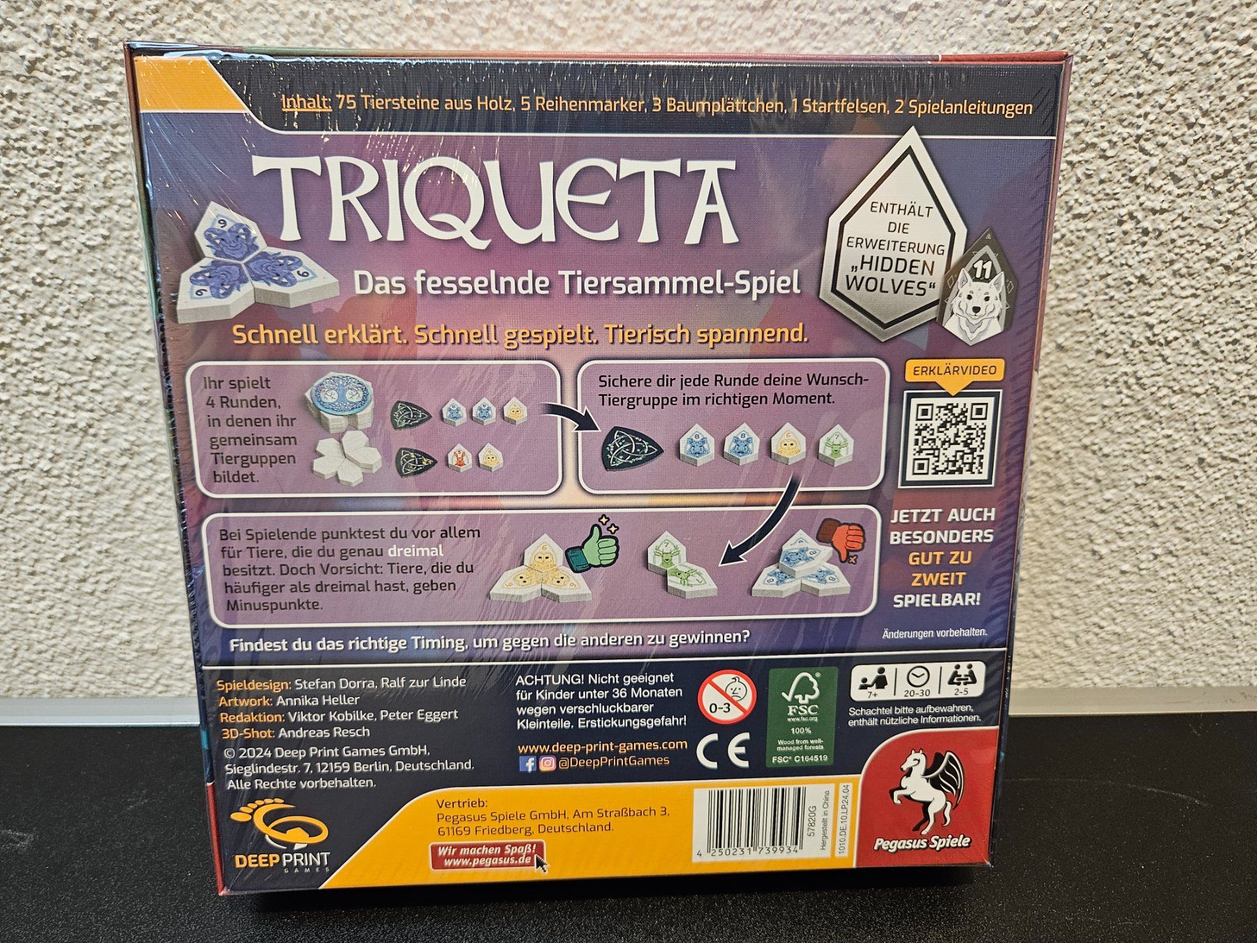 Giochi: Neu - Pegasus Spiele - Triqueta – Nuovo e nell'imballaggio originale da Dagmersellen venduto da Jarsetz_Restposten 1