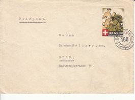 Territorial-Truppen Wi 257 auf Brief