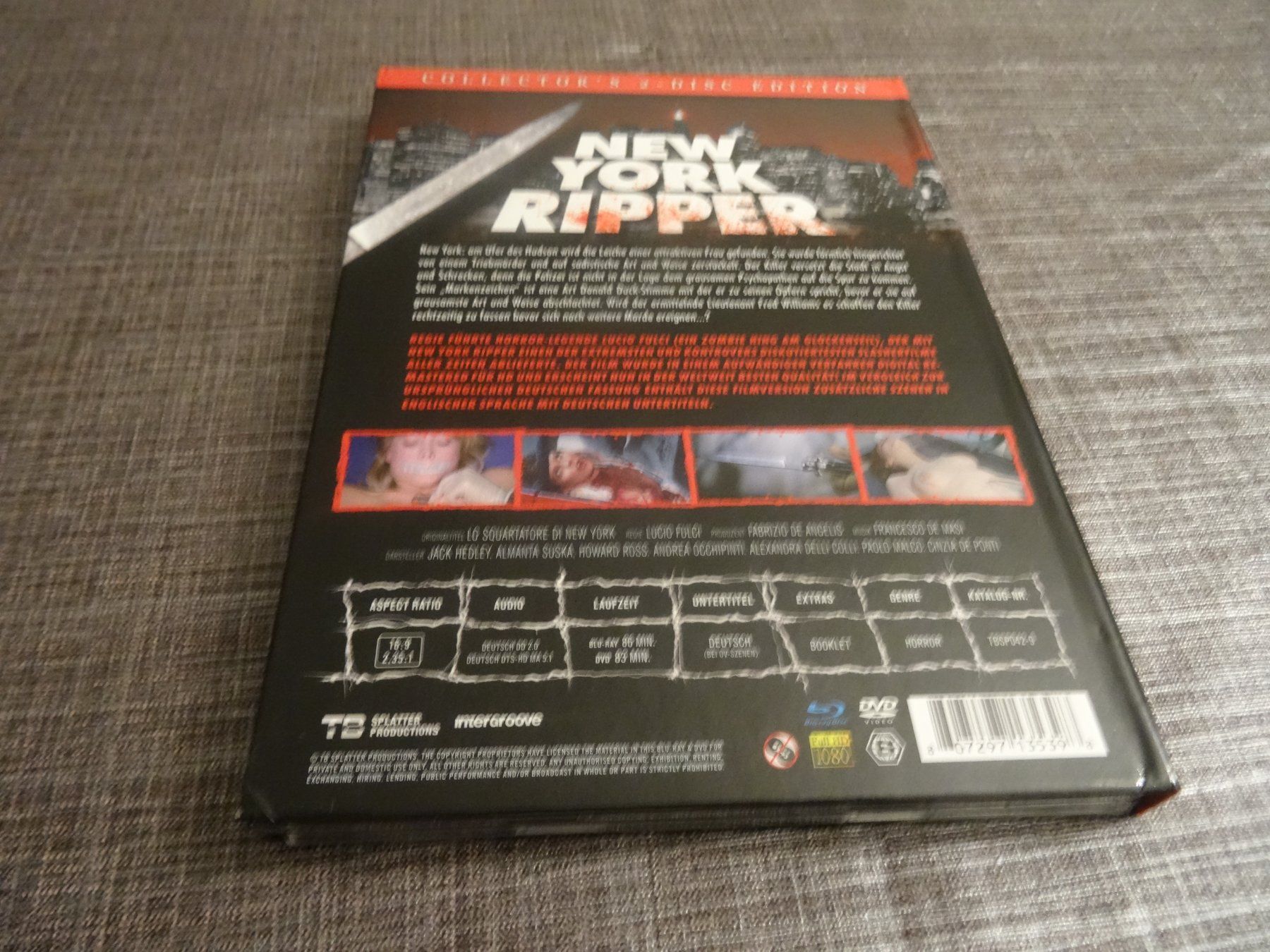 Tutti i DVDs: New York Ripper - Blu-ray Mediabook – Usato da Olten venduto da Disc-Verkauf 5