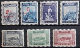 Türkei Kat. 883-889 * 1929 Kat. 170 Euro