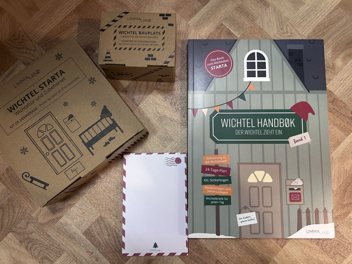Libri: Limmaland Wichtel Starter Set mit Zubehör und Buch – Nuovo e nell'imballaggio originale da Jona venduto da Tidy76