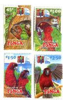 Briefmarken "Papageien". Tonga