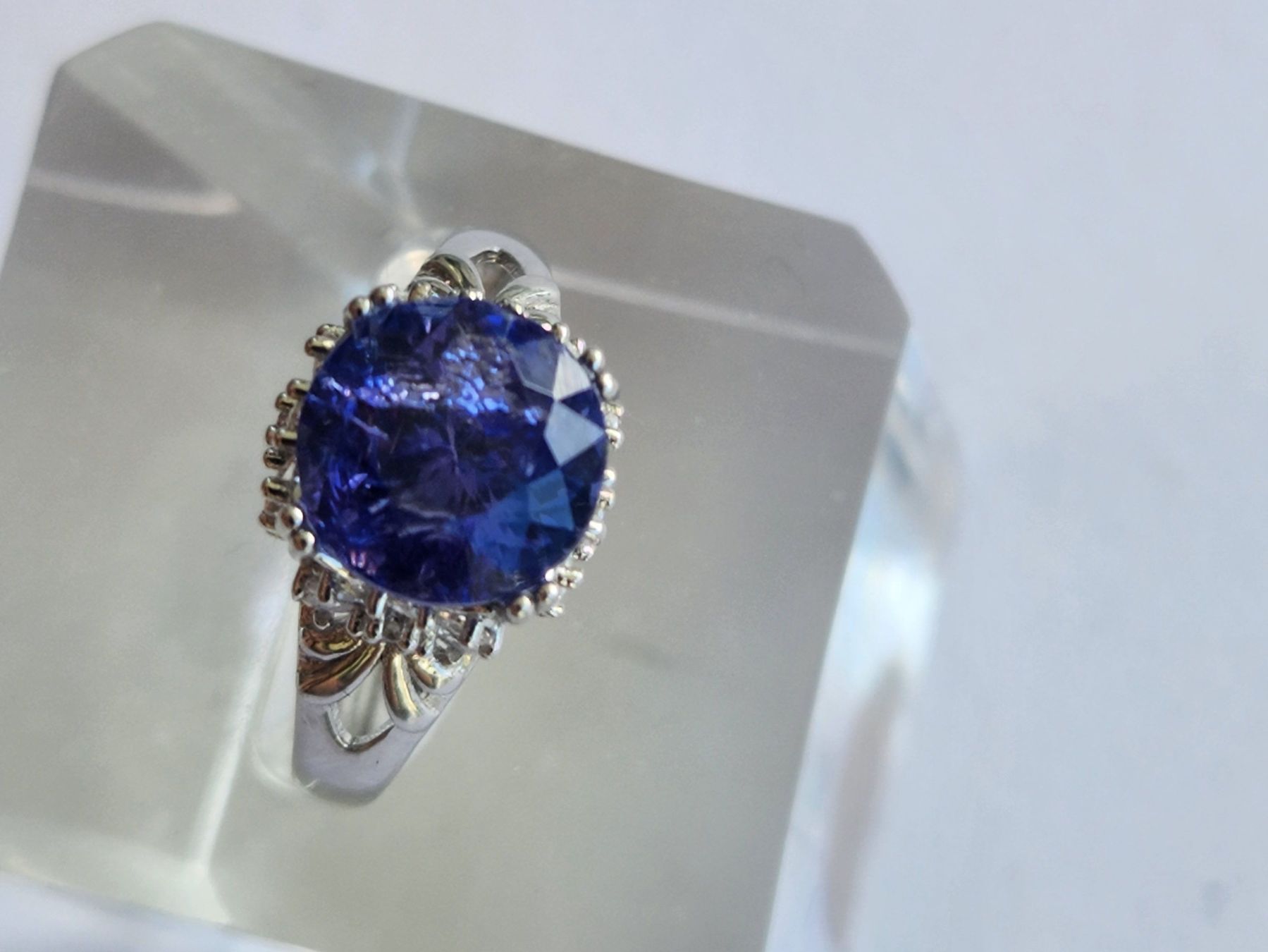 Anelli: Einzigartiger grosser Tansanit Ring, Silber 925, ca. 55 – Nuovo (secondo la descrizione) da St. Gallen venduto da GIULESGG