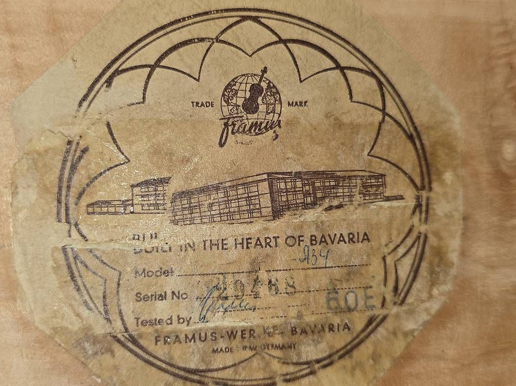 Strumenti musicali: Framus 5/34 Boccacio  – Usato da Kreuzlingen venduto da Walo56ch 1